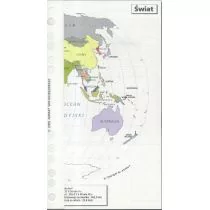 Antra Wkład do organizera A5 mapa świata ANTRA - Artykuły biurowe - miniaturka - grafika 1