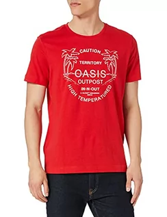 Koszulki męskie - s.Oliver T-shirt męski 130.10.105.12.130.2103429, 31a1, S - grafika 1