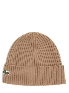 Lacoste - Czapka męska, beżowy - Czapki męskie - miniaturka - grafika 1