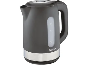OUTLET - Czajnik elektryczny TEFAL KO330 Snow Czarno-stalowy - AGD OUTLET - miniaturka - grafika 1