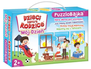Kangur Dzieci Kontra Rodzice. Puzzlobajka Mój Dzień - Gry planszowe - miniaturka - grafika 1