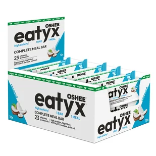 EATYX POSIŁEK W FORMIE BATONA VEGAN KOKOS 12x60g - Szybkie dania obiadowe - miniaturka - grafika 1