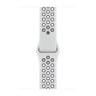 Akcesoria do smartwatchy - Apple Pasek sportowy Nike w kolorze czystej platyny/czarnym do koperty 38mm / 40mm / 41mm / 42mm - rozmiar S/M/L - miniaturka - grafika 1