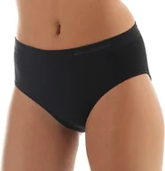 Bielizna sportowa damska - Brubeck Biodrówki damskie classic Comfort Wool czarne r. XL (HI10080) - miniaturka - grafika 1