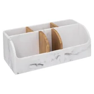 Pojemniki łazienkowe - 5five Simply Smart Organizer na kosmetyki LEA, wzór marmuru - miniaturka - grafika 1