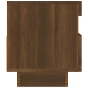 Lumarko Szafka pod TV z oświetleniem LED, brązowy dąb, 80x35x40 cm - Szafki RTV - miniaturka - grafika 11