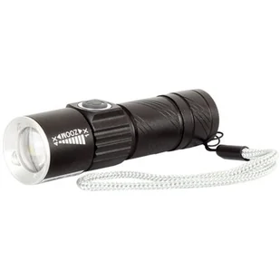 PROLINE Latarka akumulatorowa USB LED XTE 180lm ZOOM ce 51030 PX51030 - Oświetlenie warsztatowe - miniaturka - grafika 1