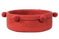 Organizery na łóżeczko - Lorena Canals Kosz Dekoracyjny Tray Brick Red - miniaturka - grafika 1