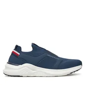 Buty dla chłopców - Sneakersy Tommy Hilfiger T3X9-33880-1219800 Granatowy - miniaturka - grafika 1