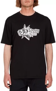 Koszulki męskie - t-shirt męski VOLCOM V ENTERTAINMENT TEE Black - grafika 1