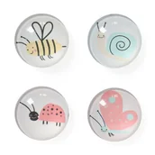 Magnesy - Zestaw magnesów ozdobnych, 4 sztuki, Ø 2,5 cm - miniaturka - grafika 1