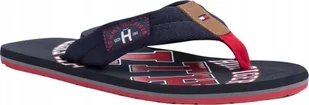 MESKIE JAPONKI TOMMY HILFIGER KLAPKI TH LATO ESSENTIAL FM0FM01369 403 r. 41 - Klapki i japonki męskie - miniaturka - grafika 1