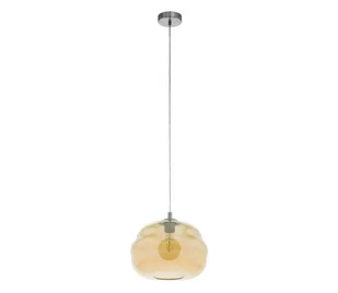 Eglo Dogato 39533 lampa wisząca zwis oprawa 1x60W E27 bursztynowa - Lampy sufitowe - miniaturka - grafika 2