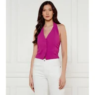 Kamizelki damskie - Patrizia Pepe Kamizelka Slim Fit - miniaturka - grafika 1