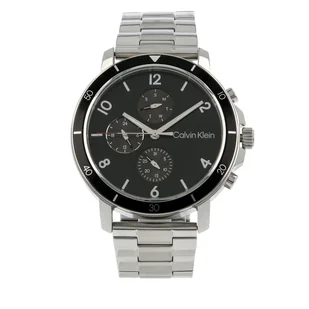 Zegarek Zegarek Calvin Klein Gauge Sport 25200067 Silver/Silver - Zegarki męskie - miniaturka - grafika 1