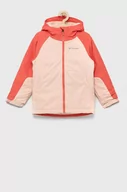 Kurtki i płaszcze dla dziewczynek - Columbia kurtka dziecięca kolor różowy - miniaturka - grafika 1