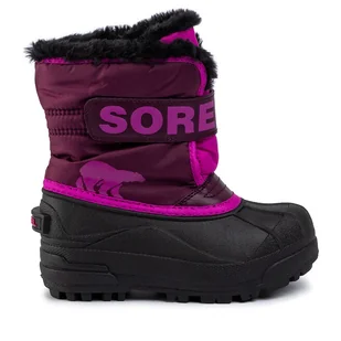 Śniegowce Sorel Snow Commander NC1960 Różowy - Buty dla dziewczynek - miniaturka - grafika 1