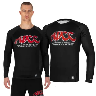 Longsleeve Rashguard Pit Bull Performance Pro plus ADCC - Czarny - Odzież taktyczna i umundurowanie - miniaturka - grafika 1