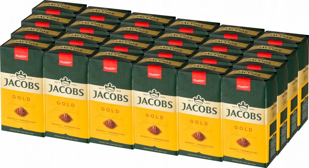 Kawa mielona Jacobs Gold, 500g x36