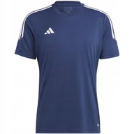Koszulki męskie - Koszulka męska adidas Tiro 23 Club Training Jersey granatowa HZ0175 2XL - miniaturka - grafika 1