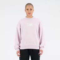 Bluzy damskie - Bluza damska New Balance WT33514DMY  różowa - miniaturka - grafika 1