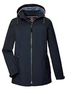 Kurtki damskie - STOY Damska kurtka softshell z odpinanym kapturem STS 7 WMN SFTSHLL JCKT, granatowa, 58, 43091-000 - miniaturka - grafika 1