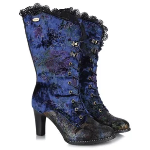 Kozaki damskie Laura Vita ALCBANEO 351 INDIGO SL316-151D R.37 - Kozaki damskie - miniaturka - grafika 1