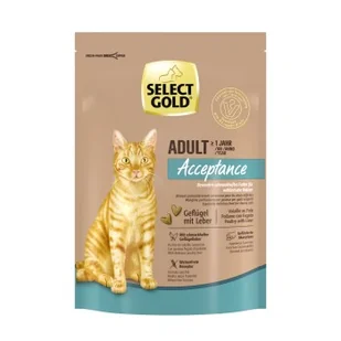 SELECT GOLD Acceptance Adult Drób i wątróbka 300 g - Mokra karma dla kotów - miniaturka - grafika 1