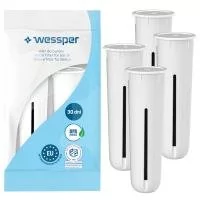 4X Wessper Zamienny Wkład Filtrujący Do Butelek Dafi (Zamiennik) Biały - Wkłady filtrujące - miniaturka - grafika 1