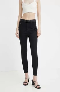 Spodnie damskie - Diesel jeansy 1986 SLANDY-HIGH damskie kolor czarny A03597.069EF - grafika 1