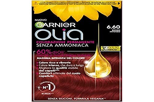 Garnier Olia Farba do Włosów, 6.60 Intensywny Czerwony, 232 g