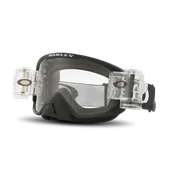 Gogle i okulary motocyklowe - Gogle Cross Oakley O-Frame 2.0 Pro M Roll-Off Matowy Czarny - miniaturka - grafika 1