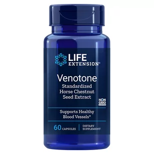 LIFE EXTENSION LIFE EXTENSION Venotone Standardized Horse Chestnut Seed Extract 60caps - Serce i układ krążenia - miniaturka - grafika 1