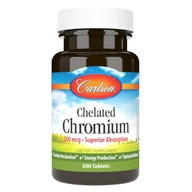 Witaminy i minerały - Carlson Labs - Chrom Chelatowany, 200mcg, 300 tabletek - miniaturka - grafika 1