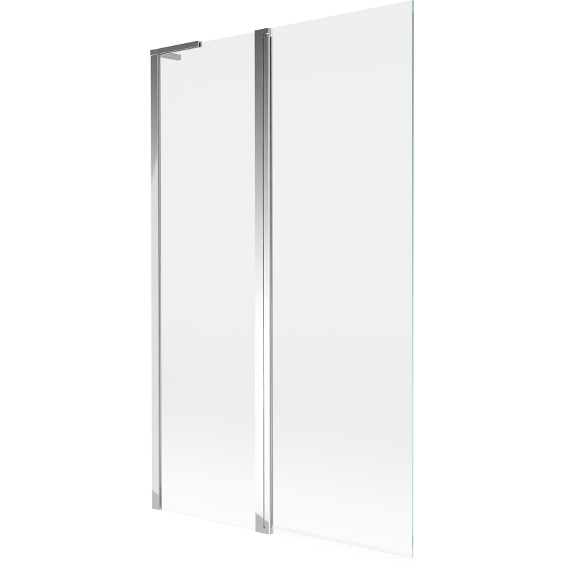 Mexen Mist L parawan nawannowy 2-skrzydłowy 110 x 150 cm, transparent, chrom - 8A9L-110-011-01-00