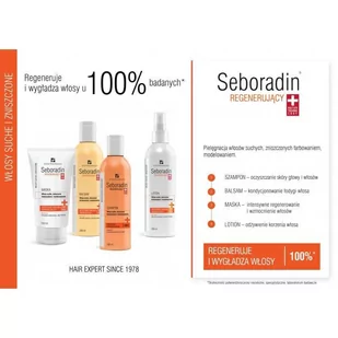 Inter Fragrances Seboradin Maska Regenerująca Do Włosów Suchych 150ml - Maski do włosów - miniaturka - grafika 1