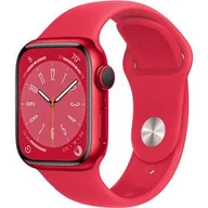 Smartwatch - Apple Watch 8 GPS 41mm MNP73CS/A Czerwony - miniaturka - grafika 1