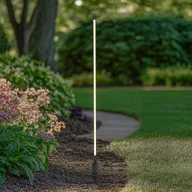 Lampy ogrodowe - Lindby Słupek oświetleniowy LED Neano, wysokość 120 cm, czarny, metalowy - miniaturka - grafika 1