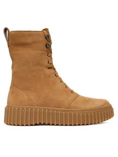 Clarks Botki Torhill Style 26182917 Brązowy - Botki damskie - miniaturka - grafika 1