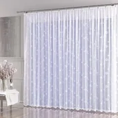 Firany - Firanka żakardowa gotowa Daniela na taśmie 500x250 cm biała - miniaturka - grafika 1