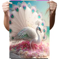 Zabawki kreatywne - Haft Diamentowy Diamond Painting,DIAMENTOWY MALARZ,Obraz DIY 5D,Mozaika Diamentowa 30x40, Paw - miniaturka - grafika 1