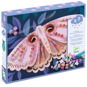 Prace ręczne dla dzieci - Zestaw artystyczny Nawlekanie i ozdabianie koralikami - Zwierzęta Nocą, Djeco - miniaturka - grafika 1