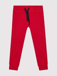 Spodnie i spodenki dla chłopców - Benetton United Colors Of Spodnie dresowe 3J68I0449 M Czerwony Regular Fit - grafika 1