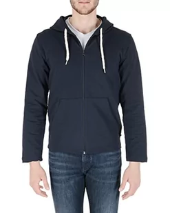 19V69 ITALIA Męska bluza z kapturem Thomas Navy Blue, granatowa, XXL (20 sztuk), niebieski morski, XXL - Bluzy męskie - miniaturka - grafika 1