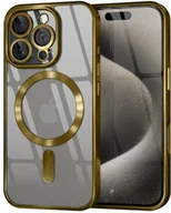 Etui i futerały do telefonów - Etui Supero do iPhone 16 Pro MagSafe, przezroczysto-czarne - miniaturka - grafika 1