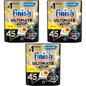 Środki do zmywarek - Finish Ultimate Plus Kapsułki do zmywarki Lemon All in 1 zestaw 135 szt. - miniaturka - grafika 1