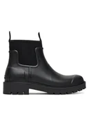 Kalosze męskie - Calvin Klein Jeans Kalosze Combat Rain Boot YM0YM01376 Czarny - miniaturka - grafika 1