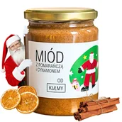 Miód - Miód od Kulmy miód z POMARAŃCZĄ I CYNAMONEM Miód od Kulmy miód z POMARAŃCZĄ I CYNAMONEM 600g - miniaturka - grafika 1