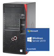 Serwery - Fujitsu TX1310 M3 E3-1225v6 8GB DVD-RW RAID 0,1,10 2x1 TB SATA 7.2k + Win 2019 Ess (VFY:T1313SC010IN/E19) - miniaturka - grafika 1