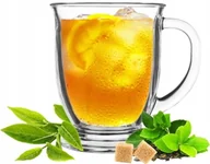 Kubki - KUBEK DO KAWY HERBATY SZKLANY KUBAS DUŻA POJEMNOŚĆ 400ML - miniaturka - grafika 1